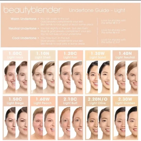 New Beauty Blender Bounce foundation in the shade: LIGHT 1.00 C - 1.0 FL OZ - Picture 3 of 5